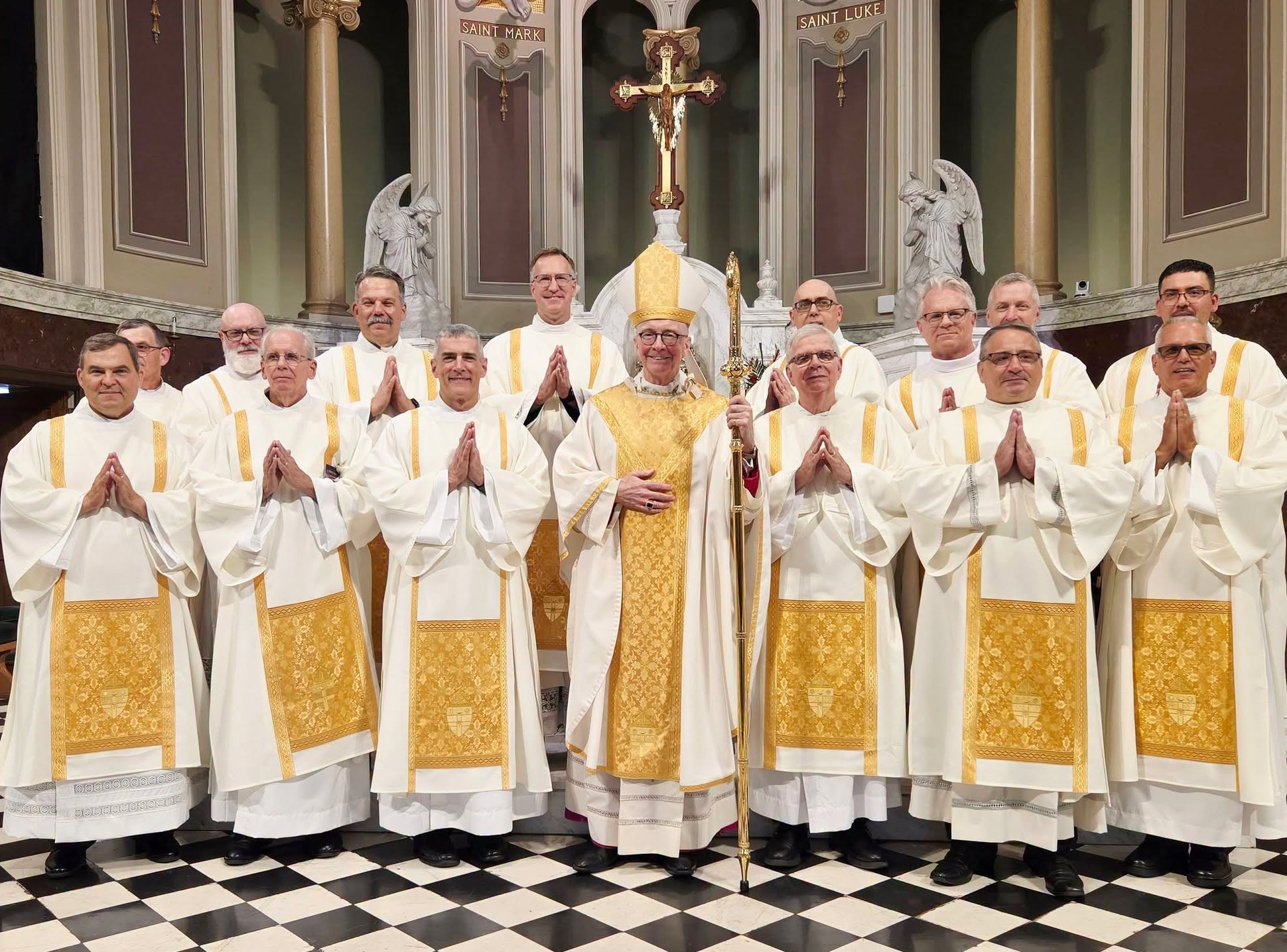 The Bishop and his new Deacons